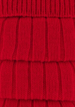 Женские теплые зимние гетры, модные толстые красные CERBER