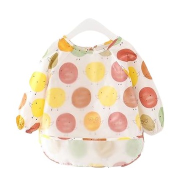 ŚLINIAK FARTUSZEK z DŁUGIMI rękawami i kieszonką