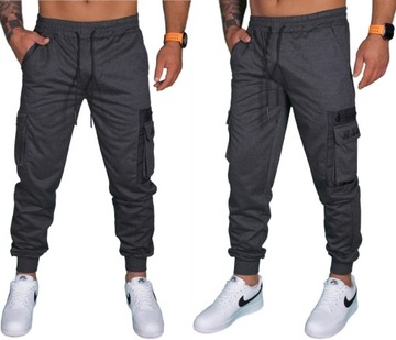 BOJÓWKI DRESOWE SPODNIE MĘSKIE DRESY SPORTOWE JOGGERY