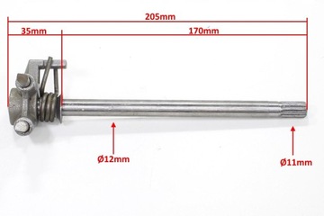 ВАЛ РЫЧАГА ПЕРЕКЛЮЧЕНИЯ ПЕРЕДАЧ МИНСК МЛ