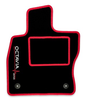 ВЕЛУРОВЫЕ КОВРИКИ ДЛЯ SKODA OCTAVIA III (2013-2020) + КРАСИВАЯ ВЫШИВКА