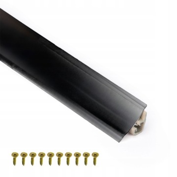 LISTWA Przyblatowa PCV 23mm CZARNY MAT 1,5m