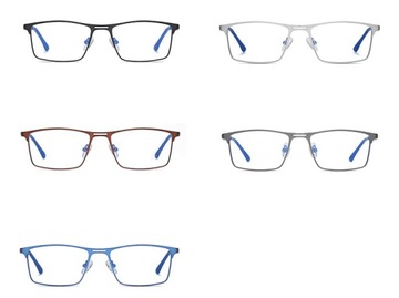 Мужские очки для компьютера и ТВ, прозрачная длина, СИНИЙ СВЕТ