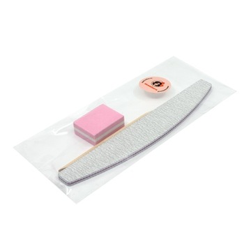 Zestaw do manicure pilnik Łódka 100/180 - 3 częściowy
