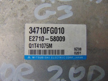 ОПОРНЫЙ МОДУЛЬ SUBARU IMPREZA III GH 34710FG010