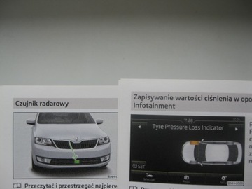 SKODA RAPID 2012-2017 Руководство пользователя на польском языке Skoda Rapid 11/2016