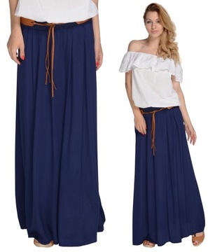 Макси -юбка воздушная итальянская качественная университетская универса