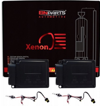XENON H7 ZESTAW HID CANBUS SLIM LAMPY 55W MOCNY EINPARTS BIAŁY H7-M 5000K