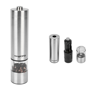 Elektryczny MŁYNEK do PIEPRZU i SOLI podświetla