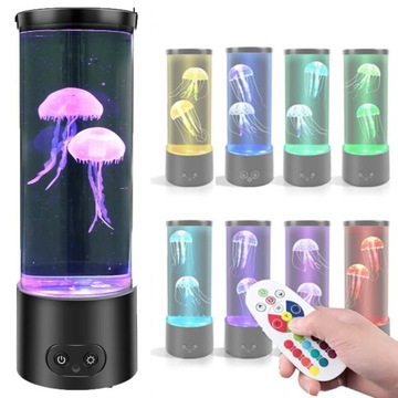 LAMPA LAWOWA LED FANTASY JELLYFISH REALISTYCZNA LAMPA AKWARIOWA MEDUZAMI