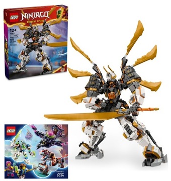 LEGO Ninjago 71821 Tytanowy kostium smoka Cole'a + KATALOG LEGO
