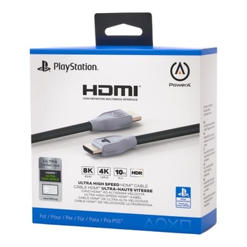 Kabel HDMI Powera 1520481-01 Czarny/Szary 3 m