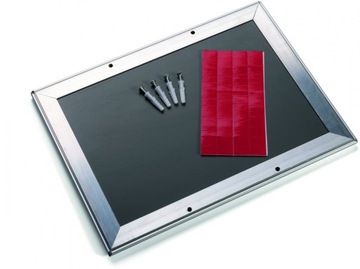 Алюминиевая рамка для плакатов OWZ A4 с низкоотражающей УФ-пленкой x3