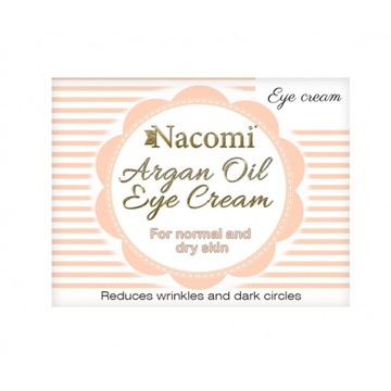 NACOMI KREM ARGANOWY POD OCZY ELIKSIR MŁODOŚCI