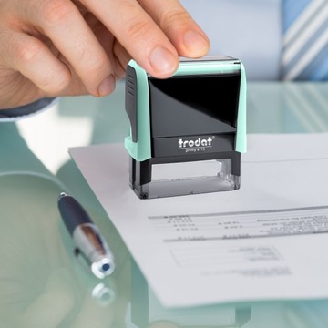 TRODAT STAMP 4913 НА 8 СТРОК ДИЗАЙН КОРПОРАТИВНОГО ЛИЧНОГО ОФИСА + ЛАСТИК