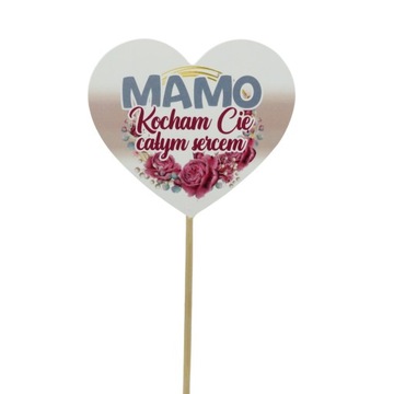 Topper napis dla mamy prezent na Dzień Matki 29 cm