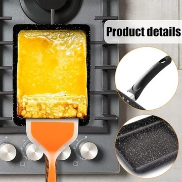 Сковорода для омлета Тамаго-яки с антипригарным покрытием + лопаточка Тамаго