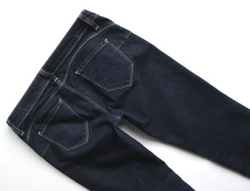 ДЖИНСЫ СКИННИ BENETTON 27 ТЕМНО-СИНИЕ ПИН-АП