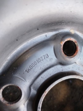 ЗАПАСНОЕ КОЛЕСО R18 AUDI A3 8P VW GOLF V VI 1K0601027B ПОВРЕЖДЕНО