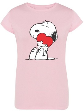 T-Shirt damski nadruk Snoopy Dog r.M