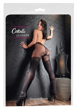 COTTELLI LEGWEAR - RAJSTOPY OTWARTE ZE WZOREM 3