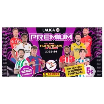 Premium Pack La Liga 2024 Saszetka Karty Piłkarskie Panini Liga Hiszpańska