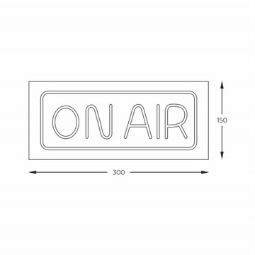 Неоновый настенный светильник NEON ON AIR LED - FM-NLB39 Zuma Line