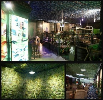 Siatka Wojskowa 3x6m Maskująca Osłona Cieniująca Kamuflaż Ogrodowa 18m2