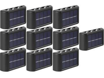 10x Kinkiet Solarny Tarasowy LED Czujnik Dzień/Noc