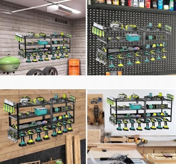 Полка-органайзер для инструментов. Подставка-подставка. Вешалка для электроинструментов.