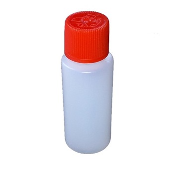 Butelka HDPE 30 ml z bezpieczną nakrętką naciśnij