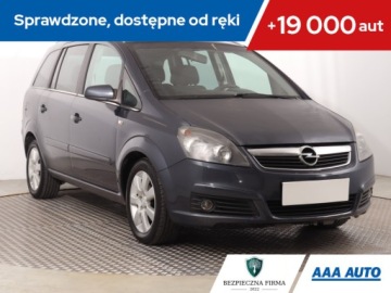 Opel Zafira B 1.6 Twinport ECOTEC 105KM 2007 Opel Zafira 1.6, GAZ, 7 miejsc, Klima, Tempomat