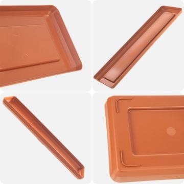 ПОДСТАВКА ДЛЯ ЦВЕТОЧНОГО ГОРШКА, ЦВЕТОЧНЫЙ ГОРШОК 50см, ПРЯМОУГОЛЬНЫЙ ПОДДОН ИЗ ПЛАСТИКОВОГО КИРПИЧА