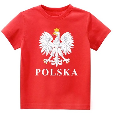 KOSZULKA KIBICA POLSKI Z GODŁEM r. 122