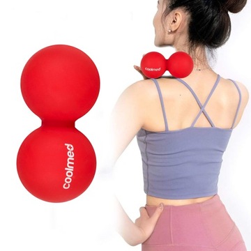 PIŁKA LACROSSE CROSSFIT ROLLER DO MASAŻU PODWÓJNA