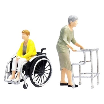 Miniaturowe modele figurek Ozdoba z żywicy do 1/64