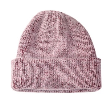 Czapki zimowe Knitting Beanie Cashmere Beanie Pink