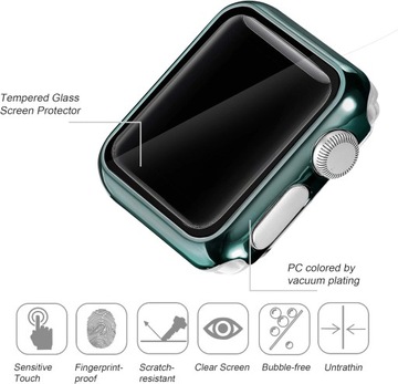 Apple Watch SE Series 4/5/6 имеют встроенную крышку из закаленного стекла.
