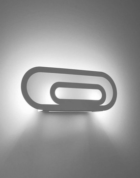 KINKIET LAMPA ŚCIENNA LED REFLEKTOR SACCON biały