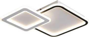Lampa sufit PLAFON 45 cm kwadrat żyrandol 44W LED