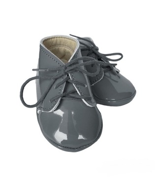 Элегантные лаковые туфли для крещения, 9 см.