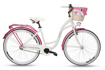 Городской велосипед GOETZE Blueberry 28 + корзина DAMKA