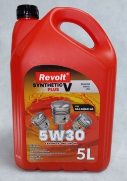 OLEJ REVOLT SYNTH PLUS V 5W30 5L 504.00/507.00 C3 , SN/CF MB229.31/229.51 ,