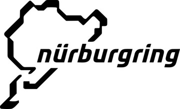 Naklejka na Samochód Nürburgring 16x10cm