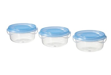 IKEA PRUTA - pojemnik na żywność 70 ml 3 sztuki