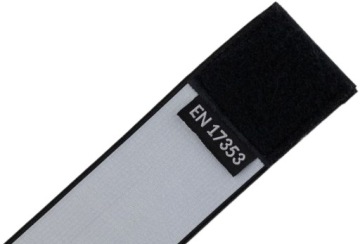 ОТРАЖАТЕЛЬНАЯ ЛИПУЧКА ШИРОКАЯ ЭЛАСТИЧНАЯ ЛЕНТА ЧЕРНАЯ СЕРТИФИКАТ CE