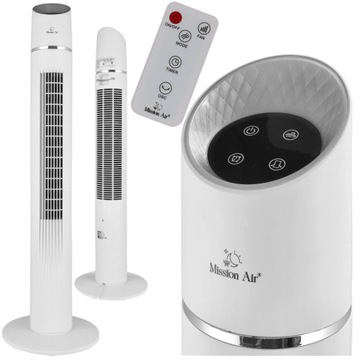 WENTYLATOR KOLUMNOWY wiatrak podłogowy stojący Mission Air FAN SWING TIMER