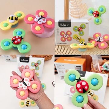 SPINER FIDGET SPINNER СЕНСОРНАЯ ИГРУШКА НАБОР ПОГРЕМКИ ДЛЯ ВАННЫ