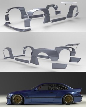 Пакет обвеса BMW 3 E36 Coupe Pandem**