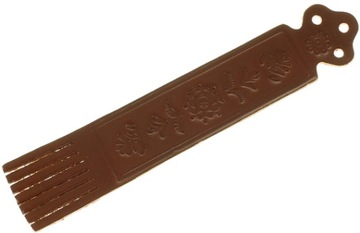 Кожаная закладка RED из натуральной кожи.